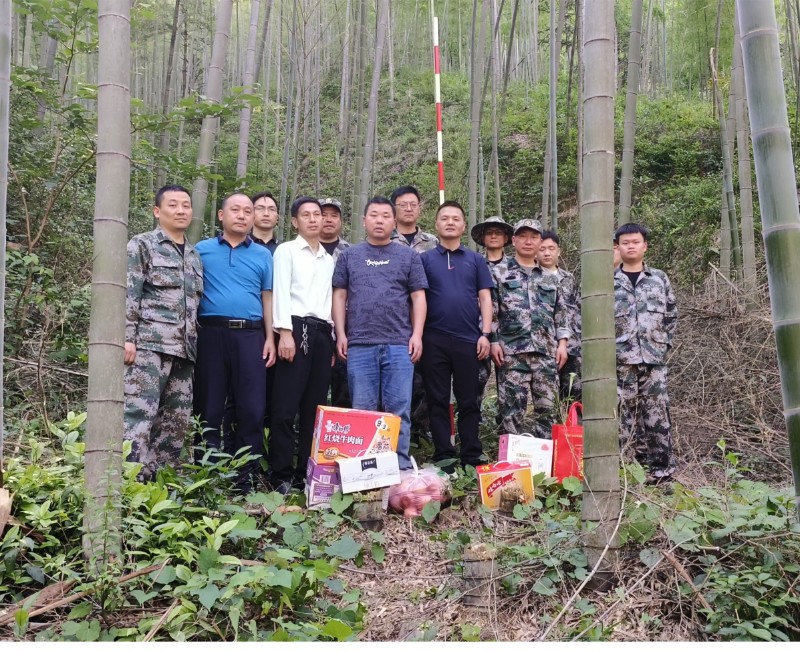 上饶市广信区林业局慰问森林资源样地调查工作人员