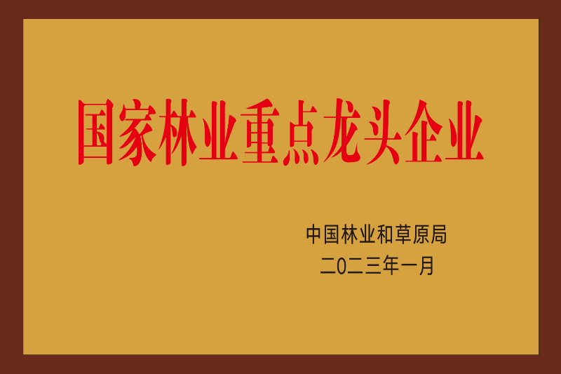 国家林业重点龙头企业