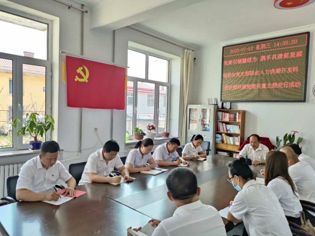 党建引领激活力 携手共建促发展——电视台党支部联合人力资源开发科党支部开展党建共建活动 _www.isenlin.cn