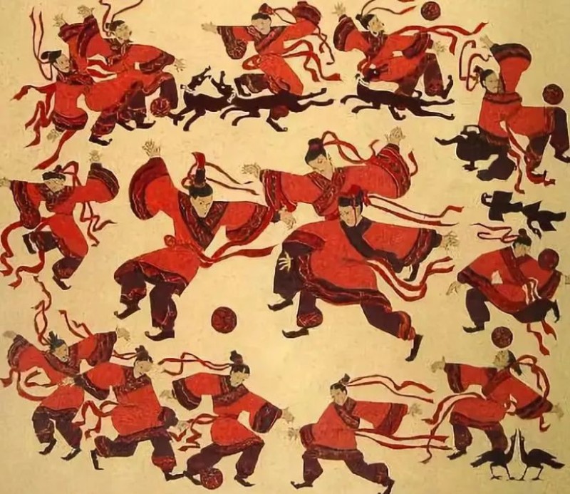 汉代军队用蹴鞠训练