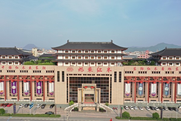 旭东红木浙江艺术紫檀博物馆大楼全景