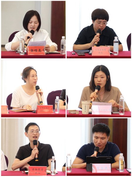 各职能部门代表针对企业提出的诉求与建议逐一回应