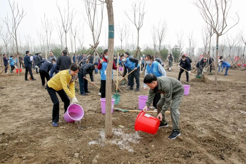2022年共和国部长义务植树活动在京举行2