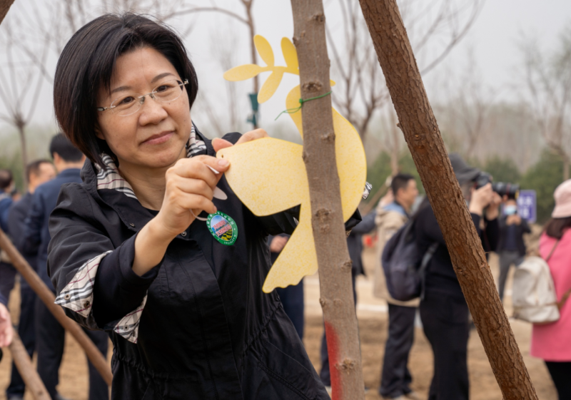 2022年共和国部长义务植树活动在京举行3