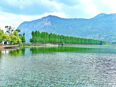 滇池大泊口生態(tài)修復(fù)示范區(qū)一景。徐鑫雨 攝