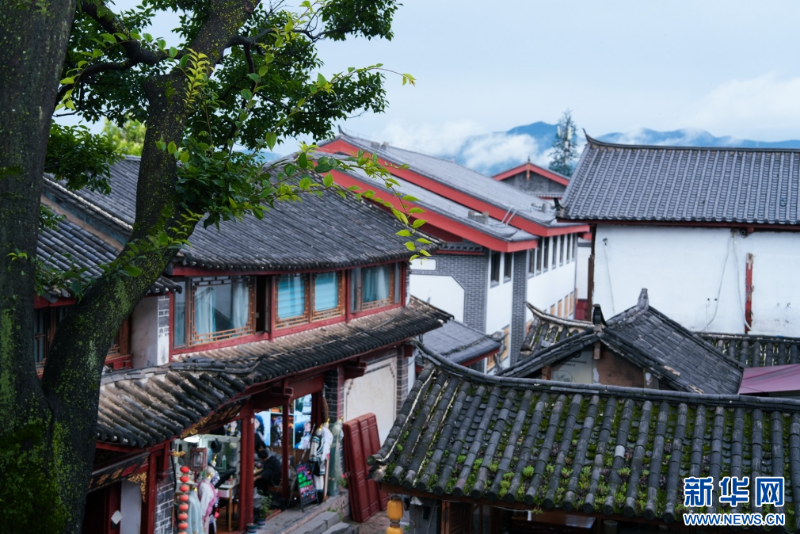 麗江古城一景（9月8日攝）。新華網發（徐俊 攝）