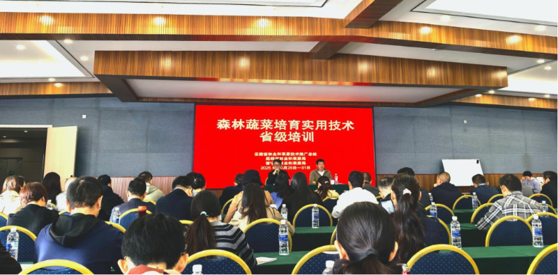 森林蔬菜培育實(shí)用技術(shù)省級(jí)培訓(xùn)現(xiàn)場