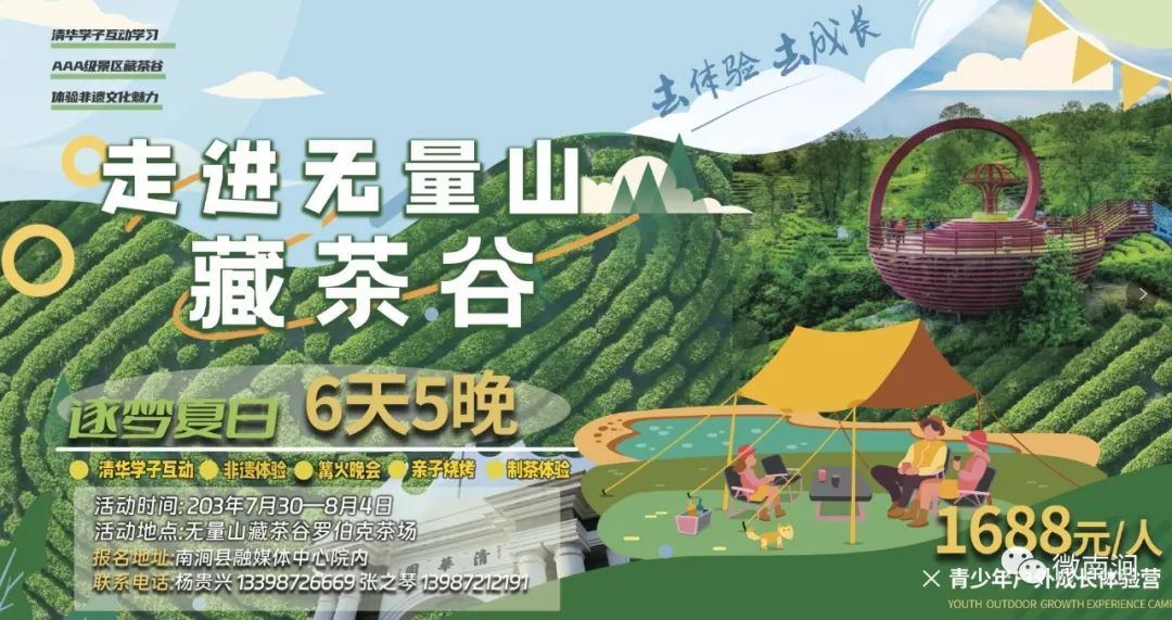 青少年户外成长体验营报名进入倒计时!走,去藏茶谷寻找夏日时光! - 关注森林