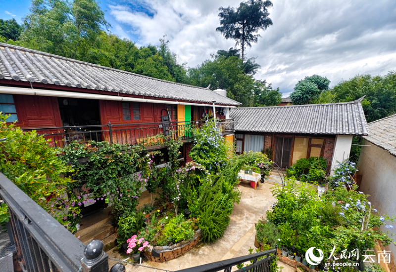 梁美美一家旅居租住的院落。人民網(wǎng)記者 符皓攝
