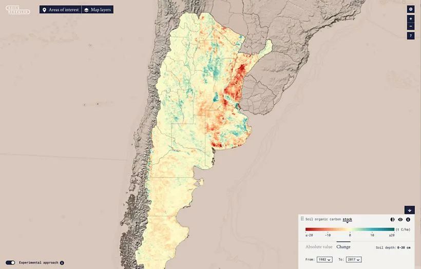 物种资讯 植物资讯在阿根廷,我们正在描绘土壤碳监测的未来.