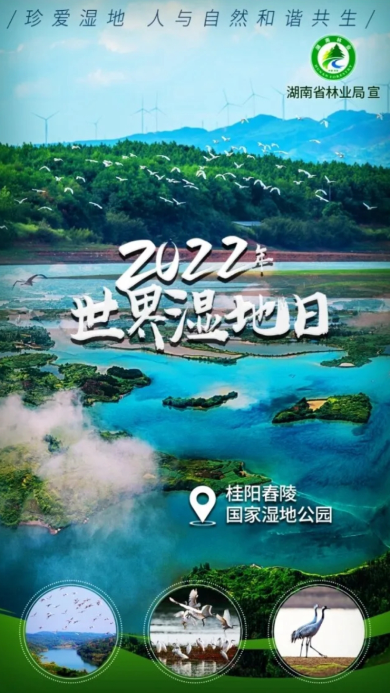 2022.2.2湖南省林业局：桂阳舂陵国家湿地公园珍爱湿地人与自然和谐共处