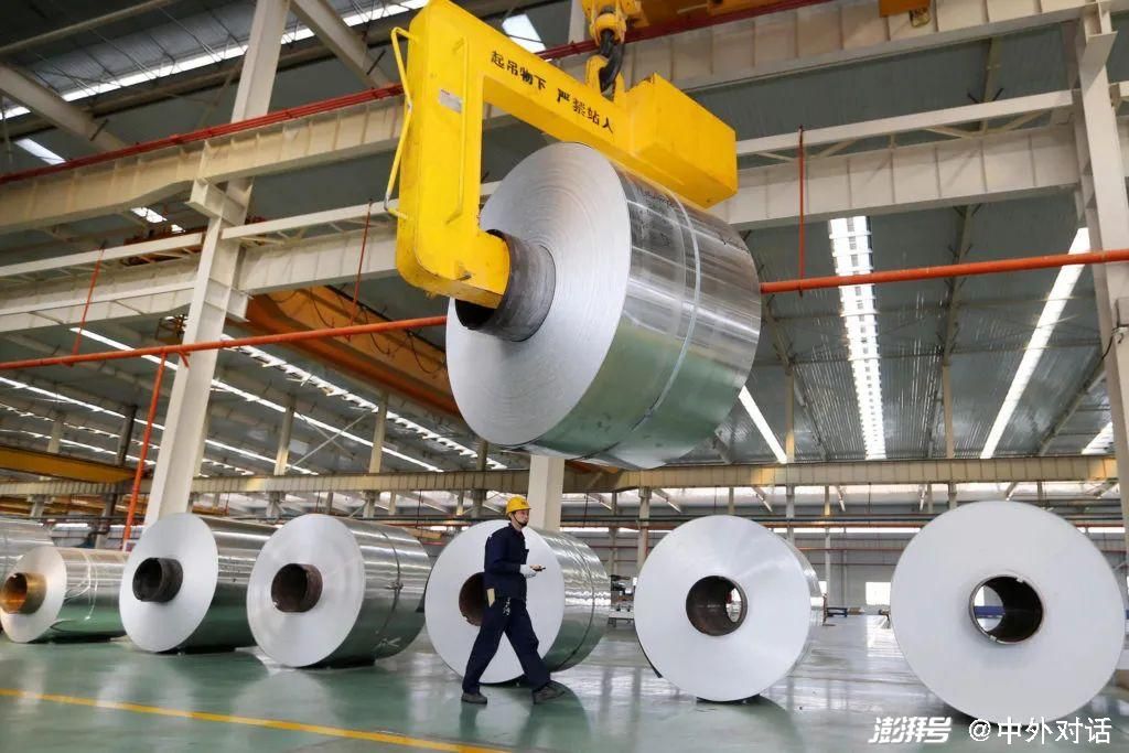 铝是电动汽车和新能源等新兴产业的重要原材料，图为安徽的一家铝材厂。图片来源: Alamy