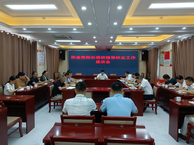 陈金焘在县林业局调研指导工作