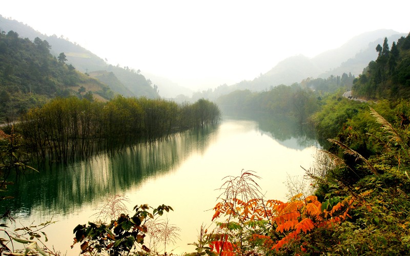 碧江国家湿地公园—20—天生桥（小江秋色）—杨晋升