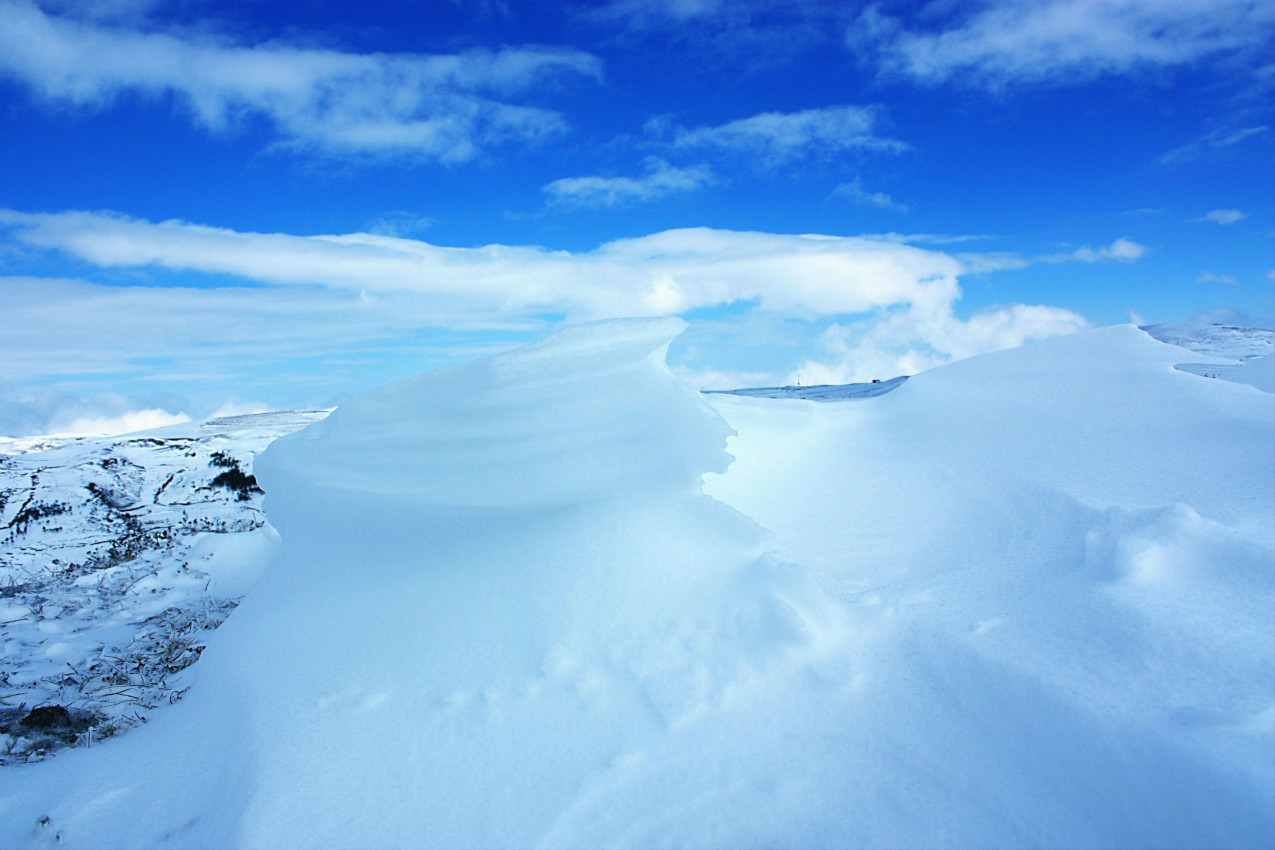 大山包保护区普降春雪 - 自然之声