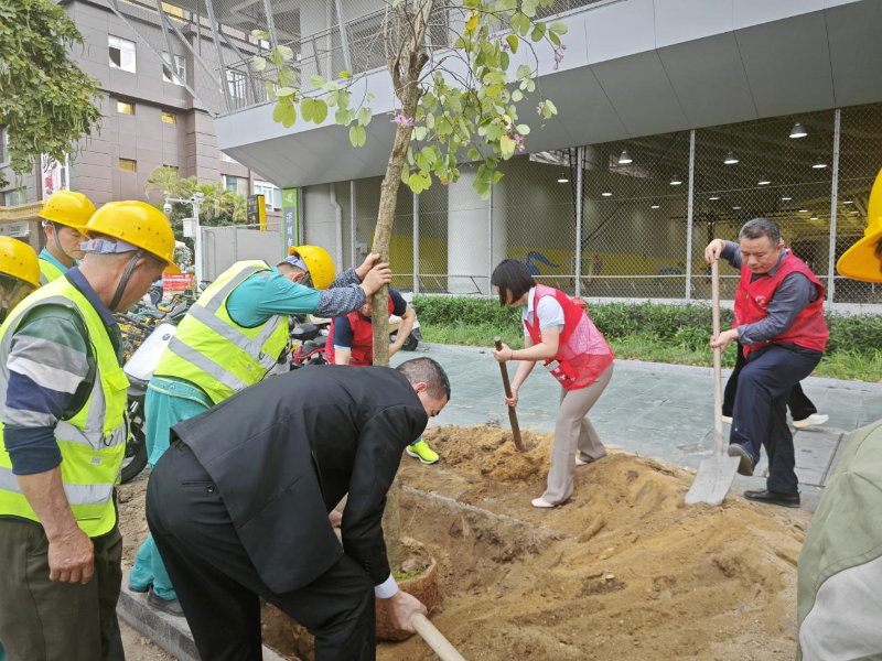 福田街道全面啟動植樹節(jié)系列活動