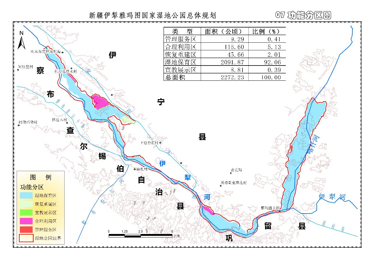 的拟建新疆伊犁雅玛图国家湿地公园(试点)位于新疆维吾尔自治区伊宁县