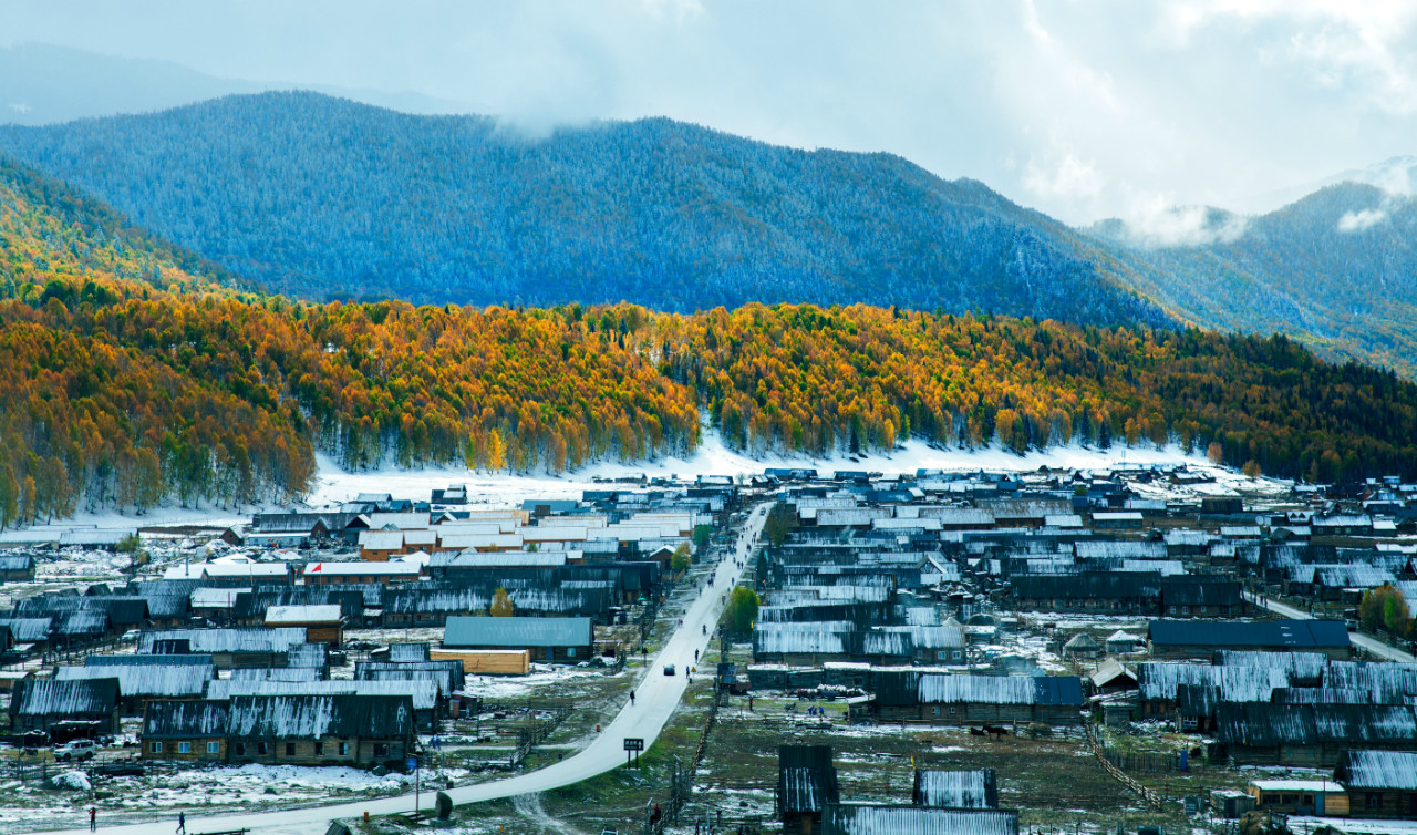 风光摄影新疆禾木国家风景区