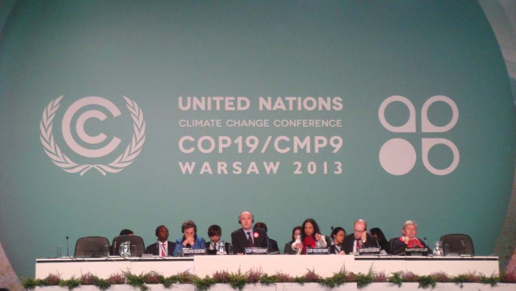 华沙联合国气候变化大会开幕式