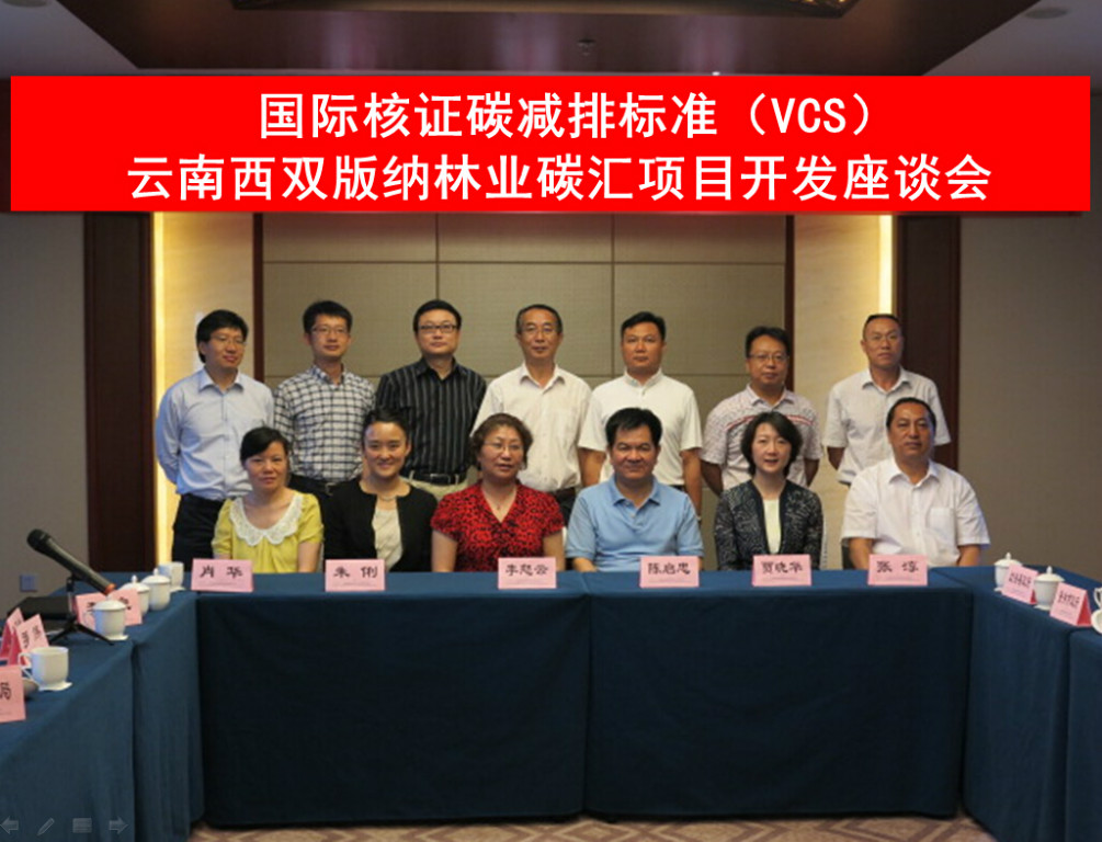 VCS核证碳标准云南项目