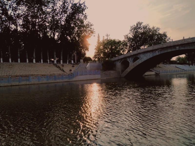 洨河的黄昏
