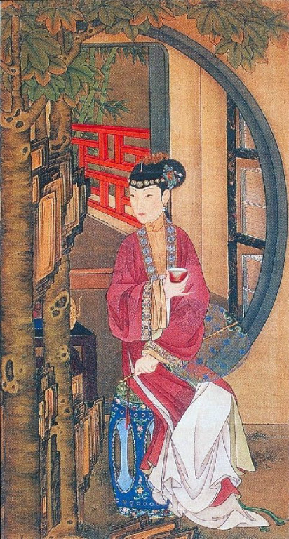 故宫馆藏"十二美人图"