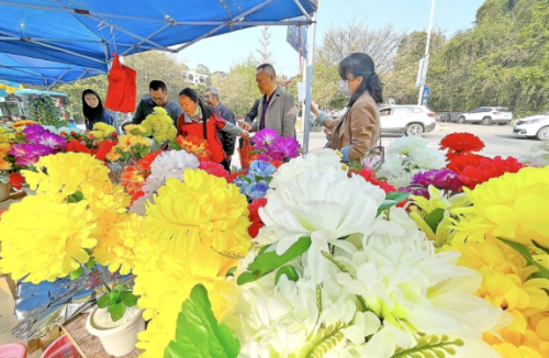 网上祭扫鲜花图片