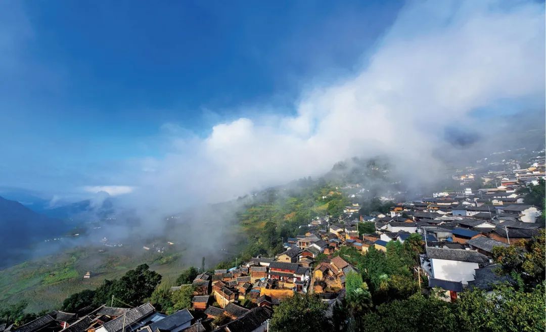 大理象图村山上白族第一村