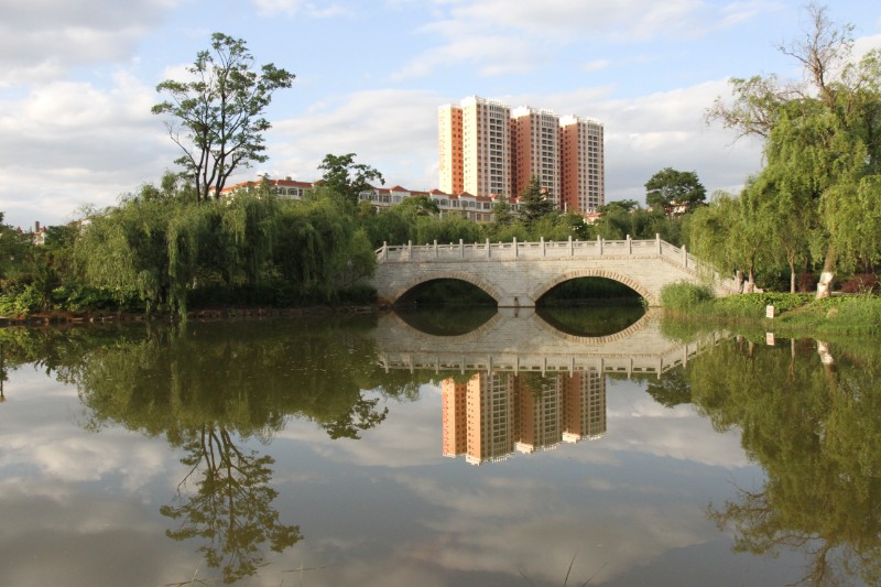 灵溪水景公园图片图片