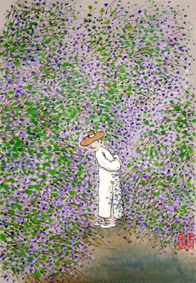 老树画画最走心的50幅