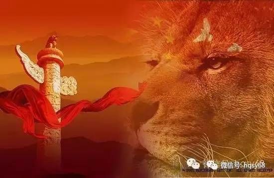 中国觉醒的雄狮图片