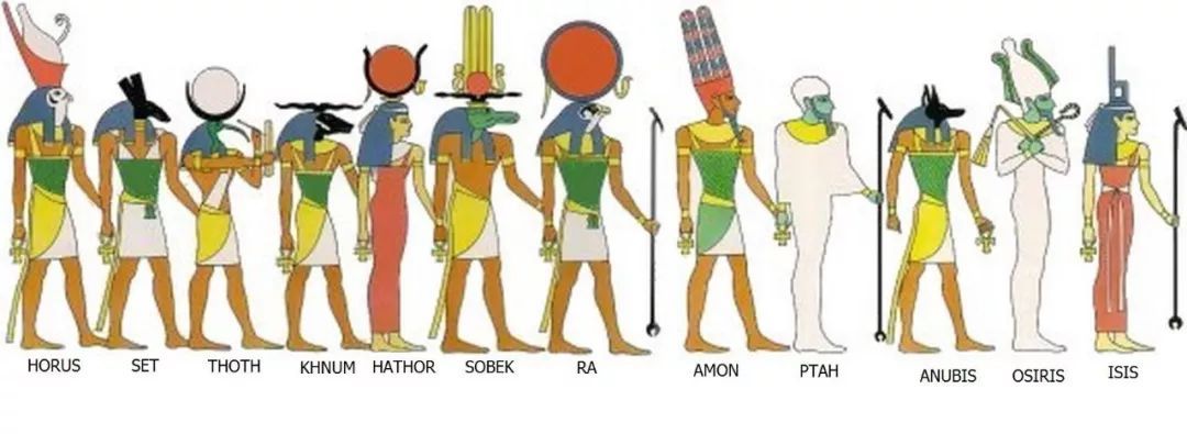 埃及神话十二主神图片