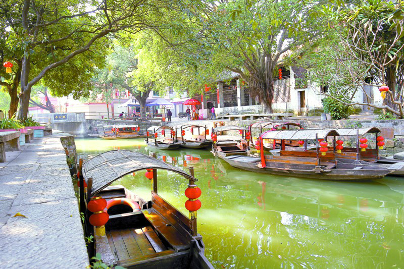 顺德杏坛逢简村水乡风情浓郁.(资料图片)/佛山日报记者张弘弢摄