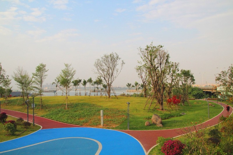 马銮湾带状公园图片图片
