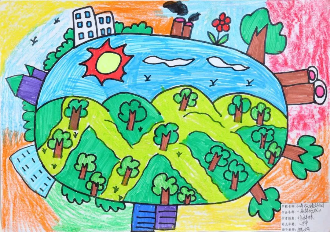 眉山我心中的森林城市绘画笔下的美丽眉山一