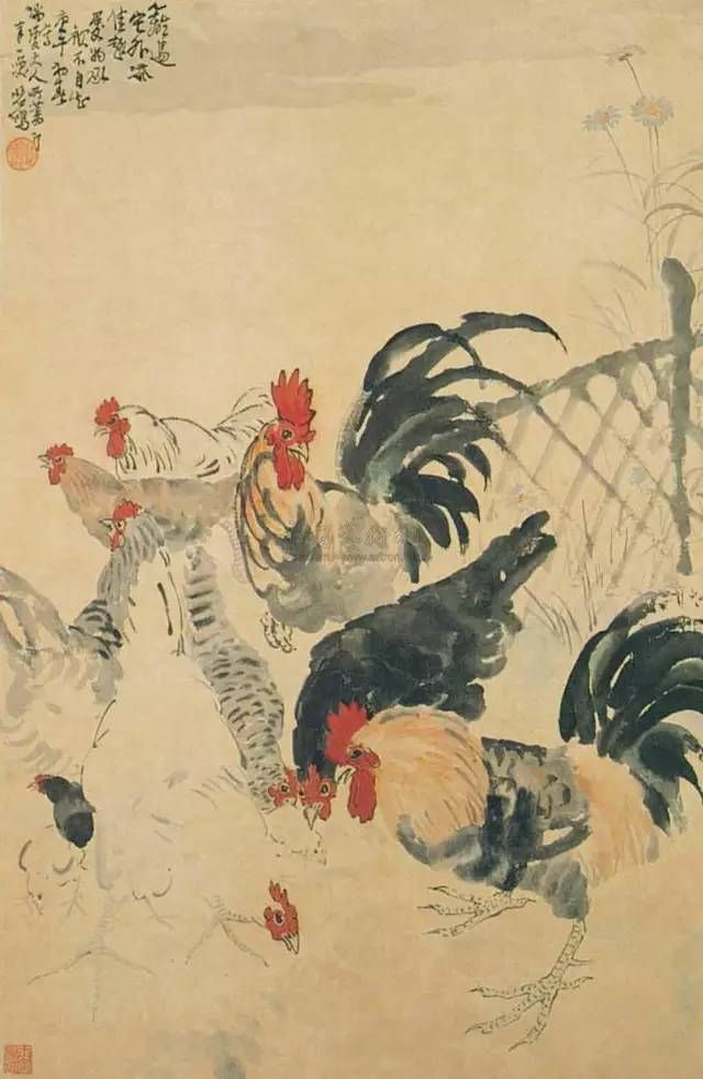 1918年結識了畫家徐悲鴻,獲授西畫技法,1923年拜齊白石為師.