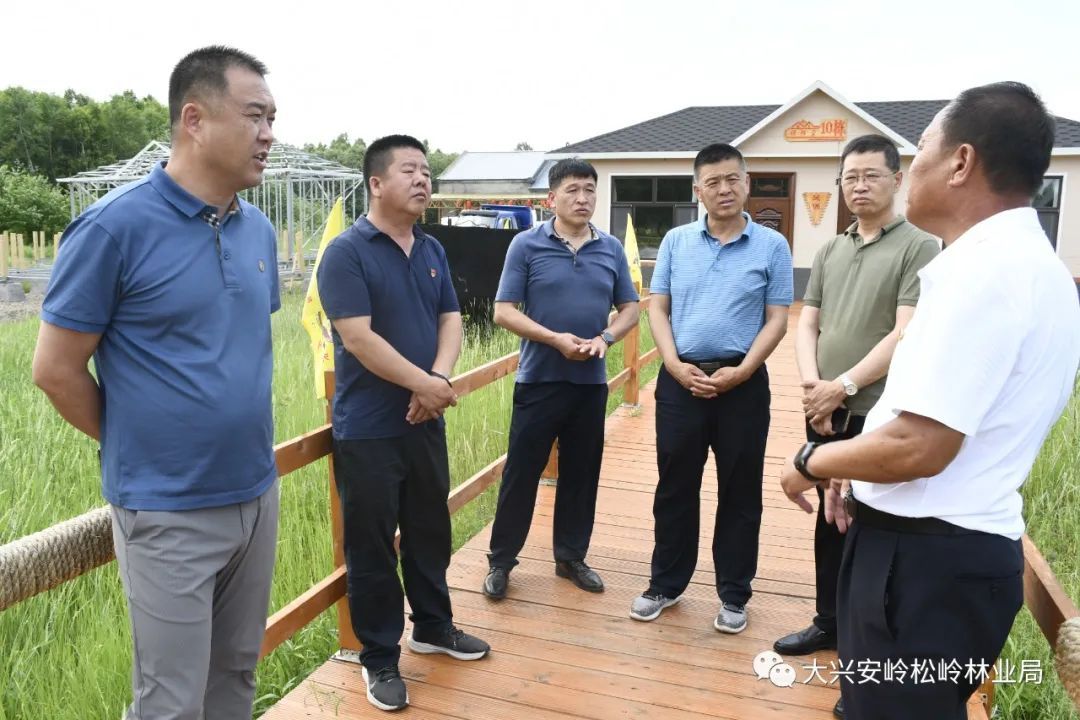 松嶺林業局赴阿木爾林業局圖強林業局考察學習產業發展及生態旅遊相關