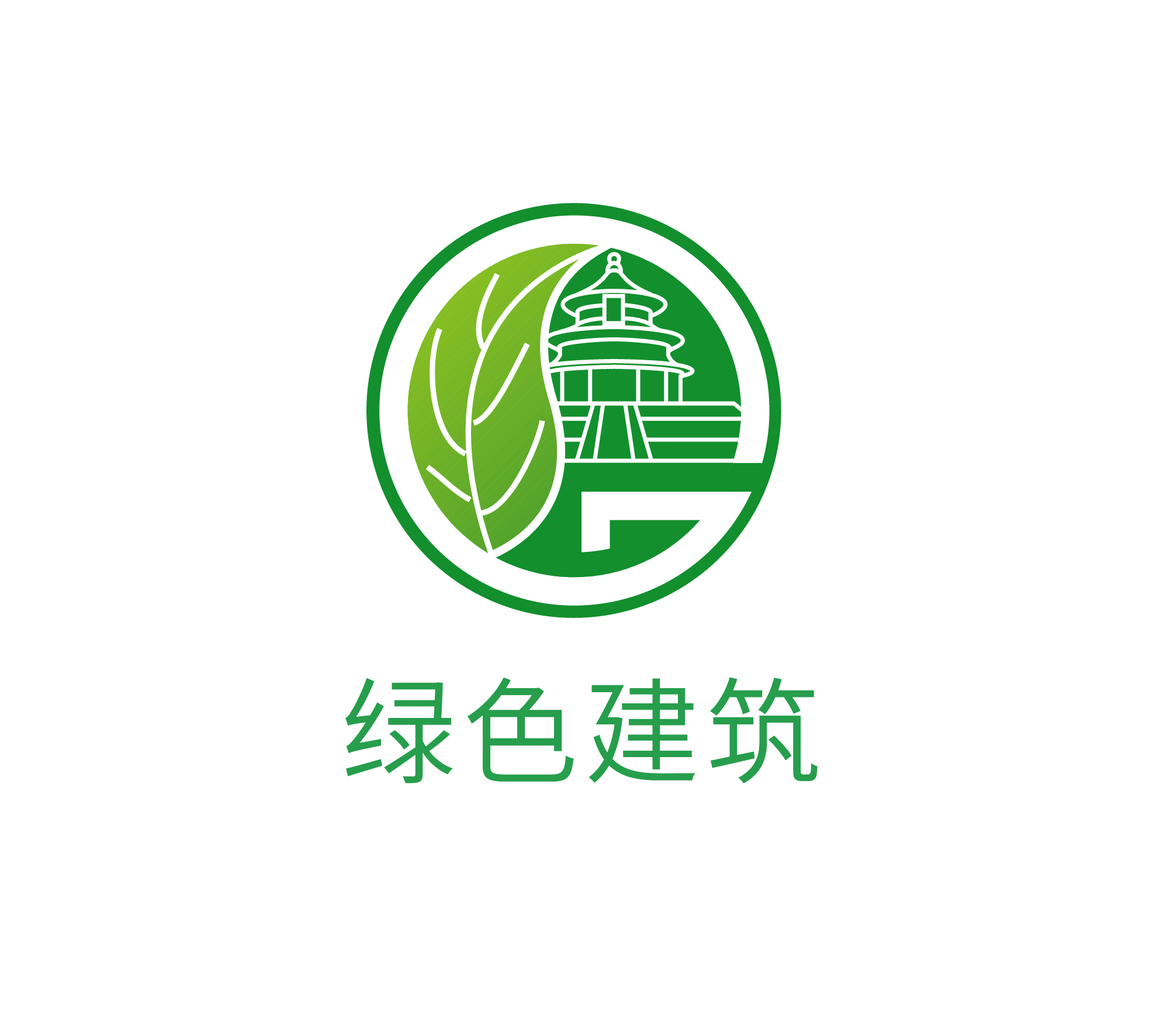 绿色logo设计理念图片