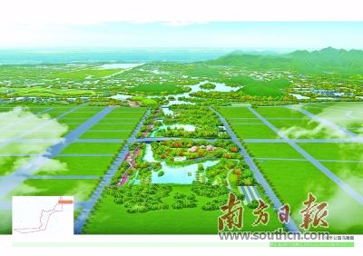 惠州潼湖国家湿地公园规划图.资料图片