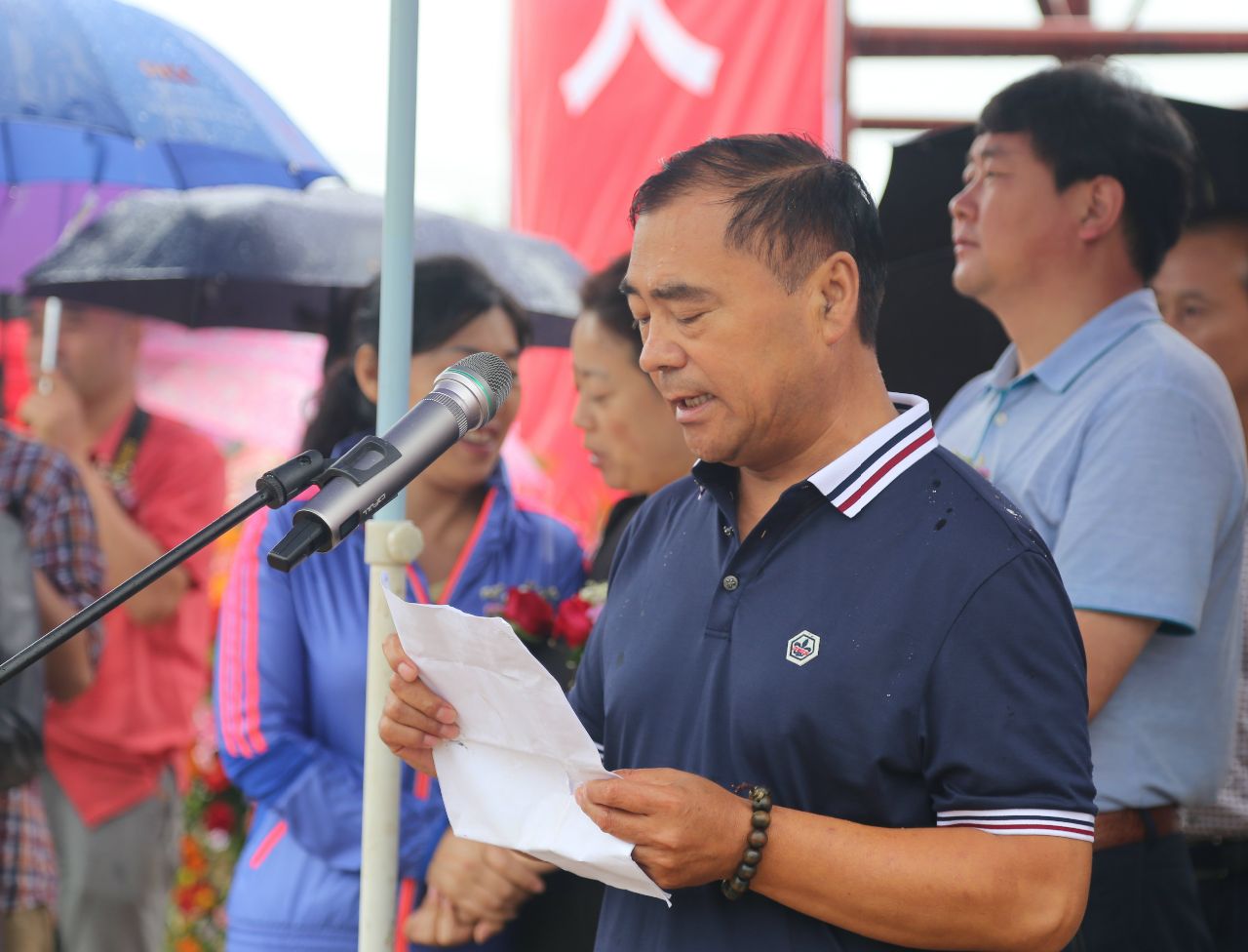 来宾代表致辞——日月峡隆重举行游客接待服务中心奠基典礼之六