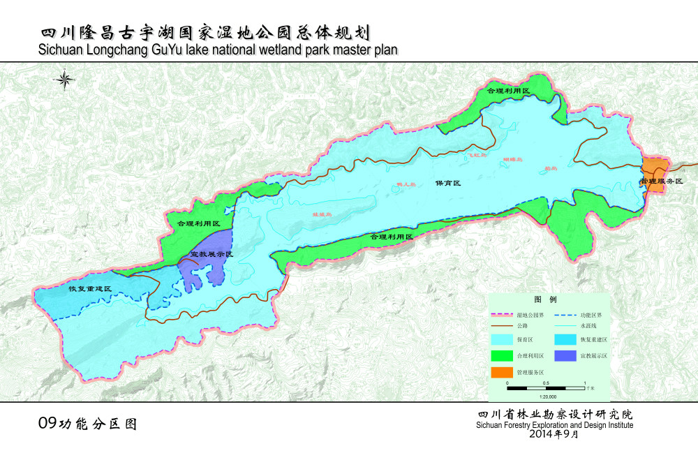 古宇湖路线图图片
