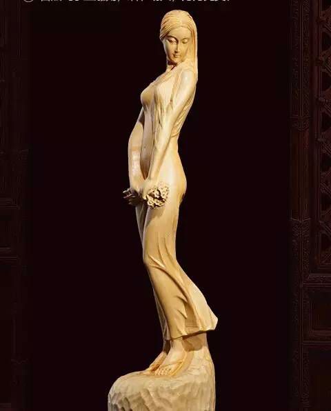 极致妖娆的木雕美人