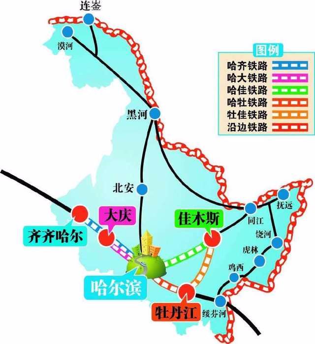 国家最新一轮高铁城市规划,黑龙江这4座城市成最大赢家!